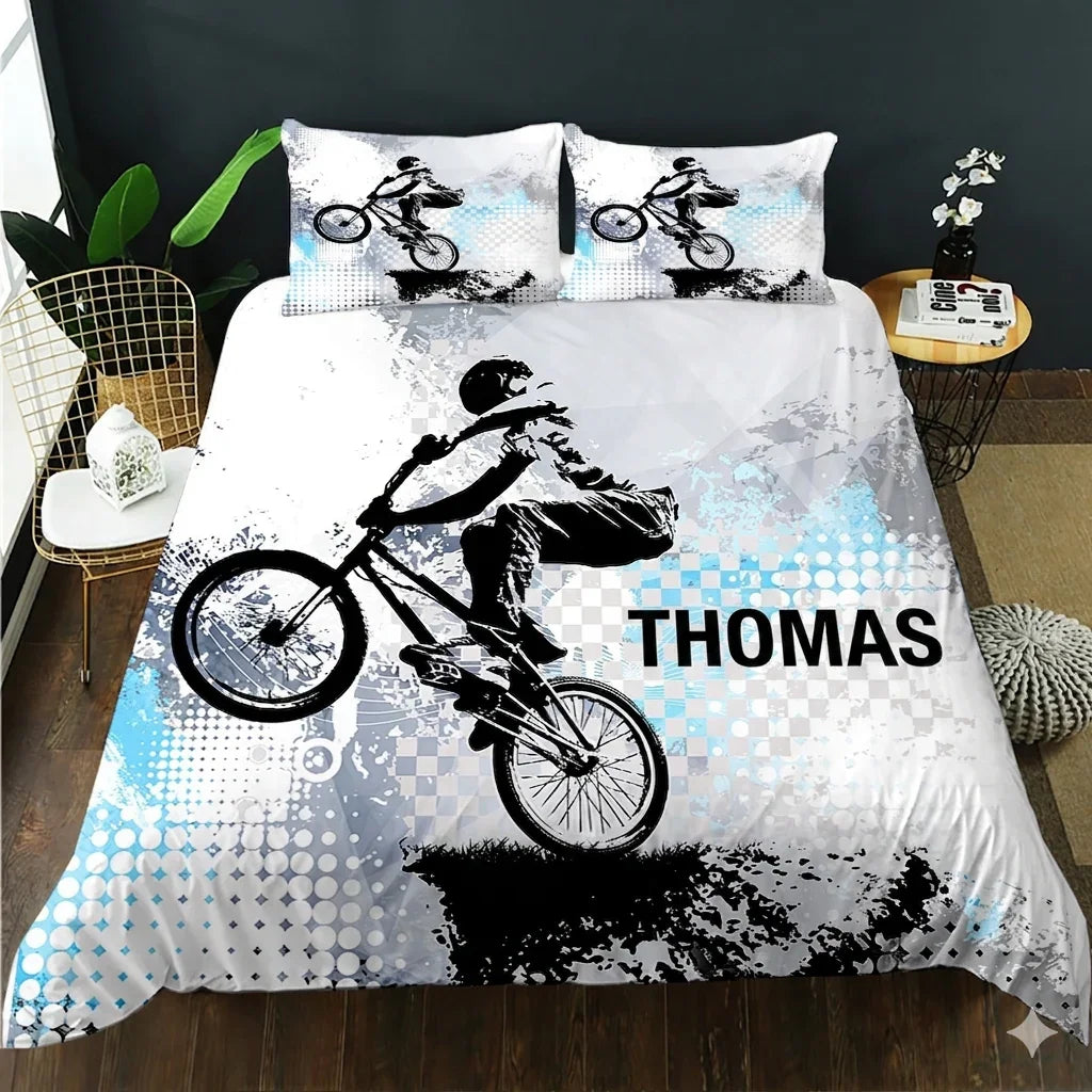 BMXPersonalisedQuiltCoverSet - Doonara