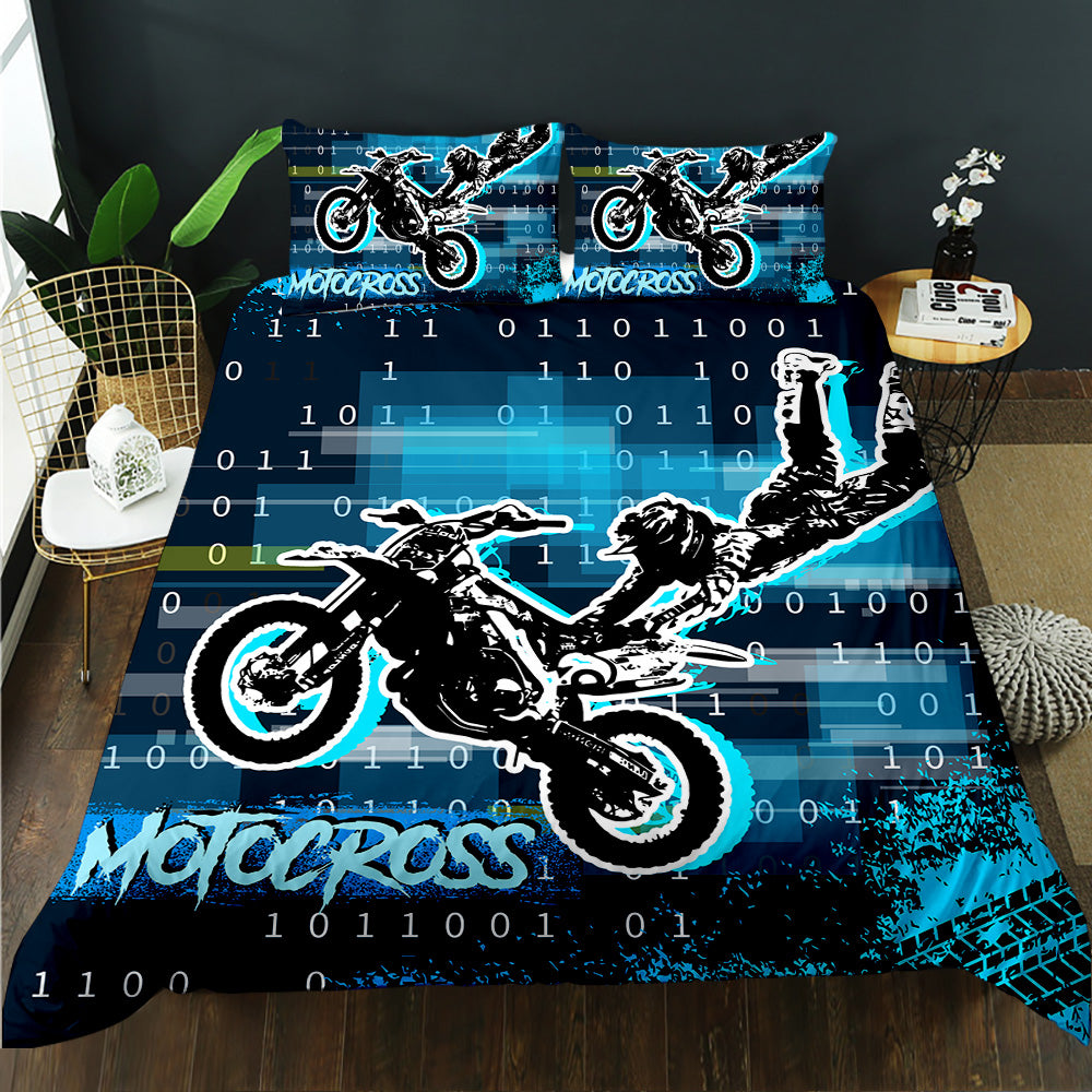 Motocross Racing Bedding Set
