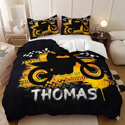 Motocross Custom Quilt Cover Set