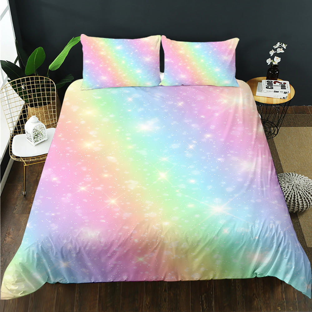 Rainbow Sparkle Doona Cover Set