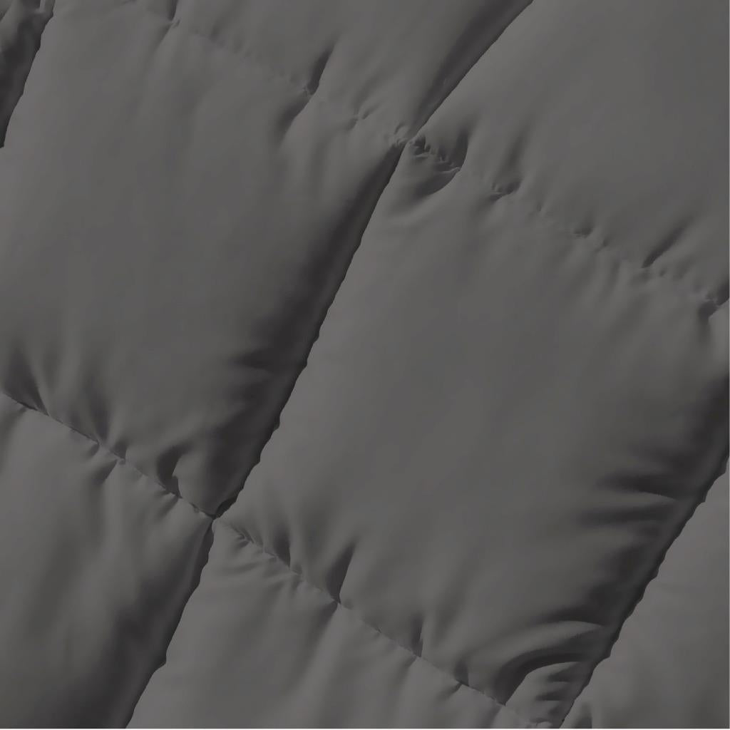 grey 200GSM bamboo blend summer quilt in Queen size