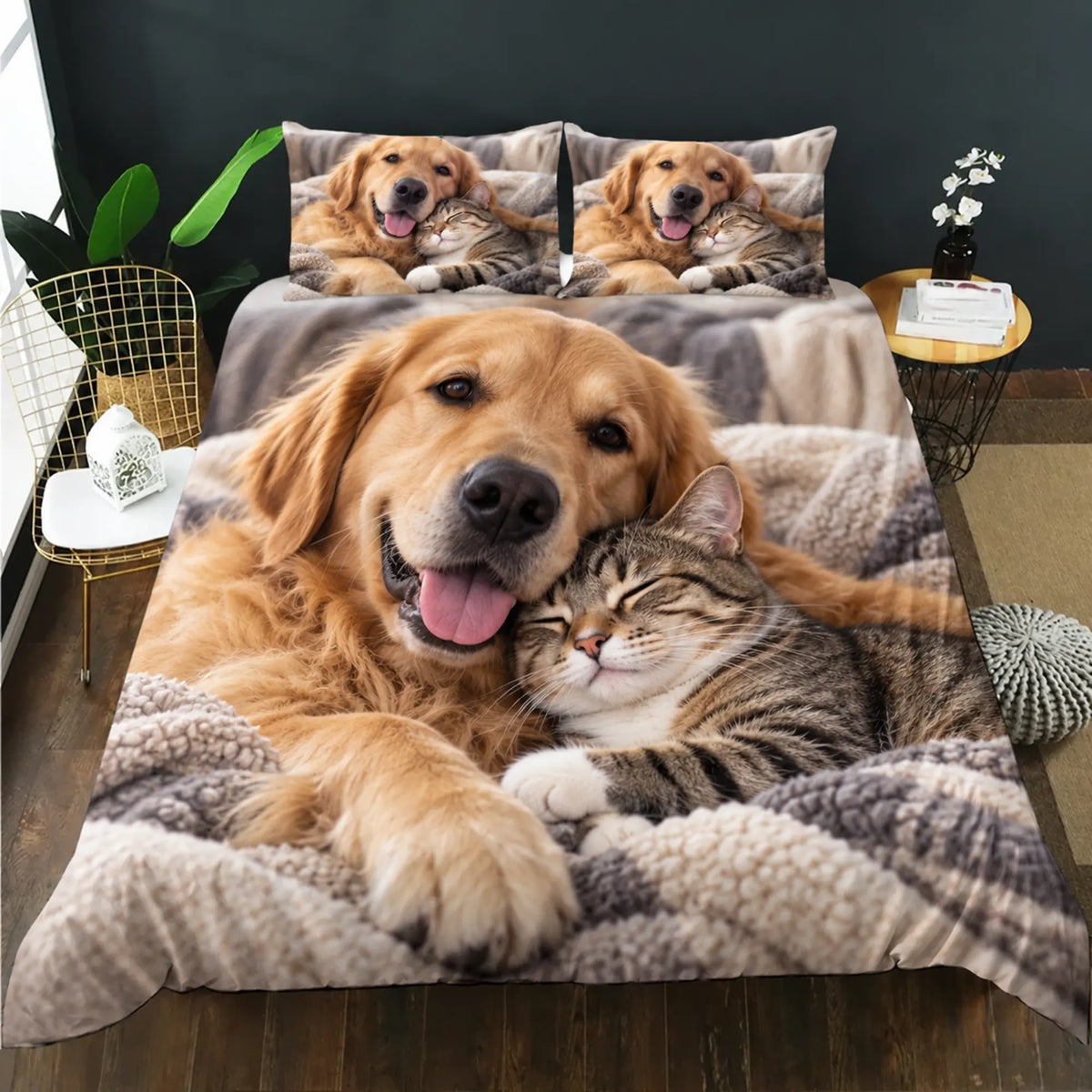 Personalised doona cover and pillowcase set example