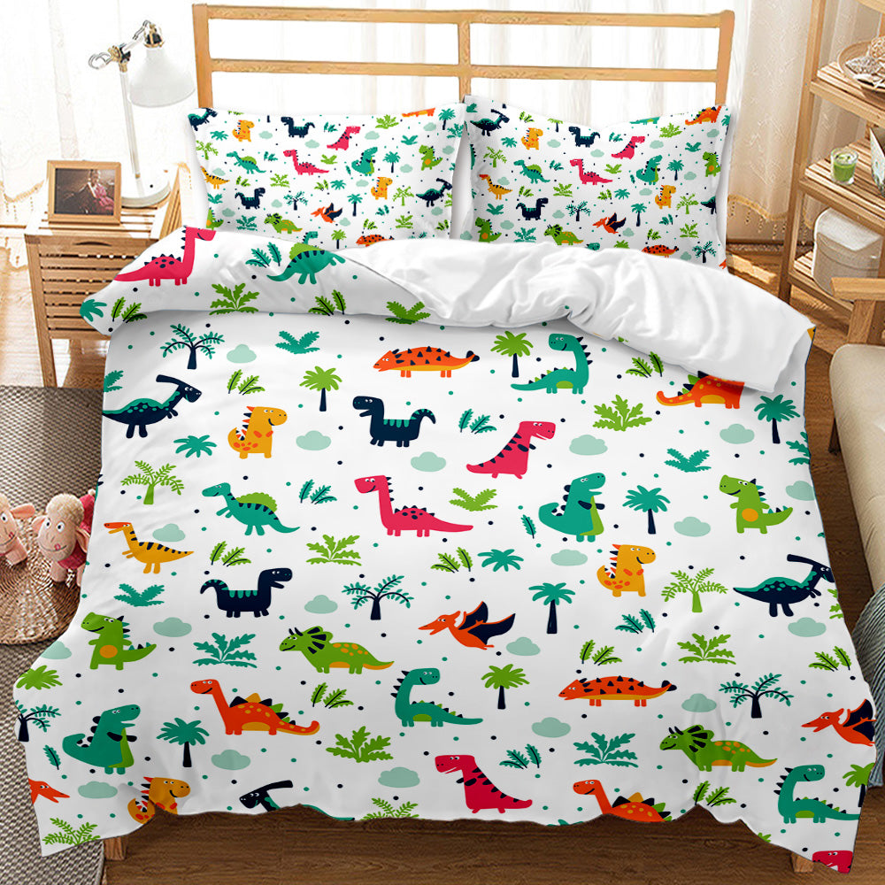 Colorful Dinosaur Doona Cover Set