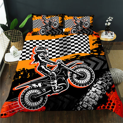 Girls Motocross Quilt Cover Set