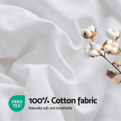 White 500GSM wool winter quilt in Double size