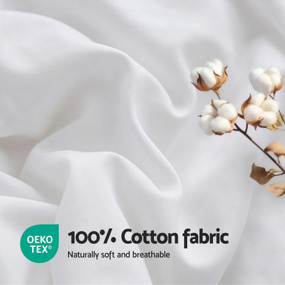 White 800GSM wool winter quilt in Double size