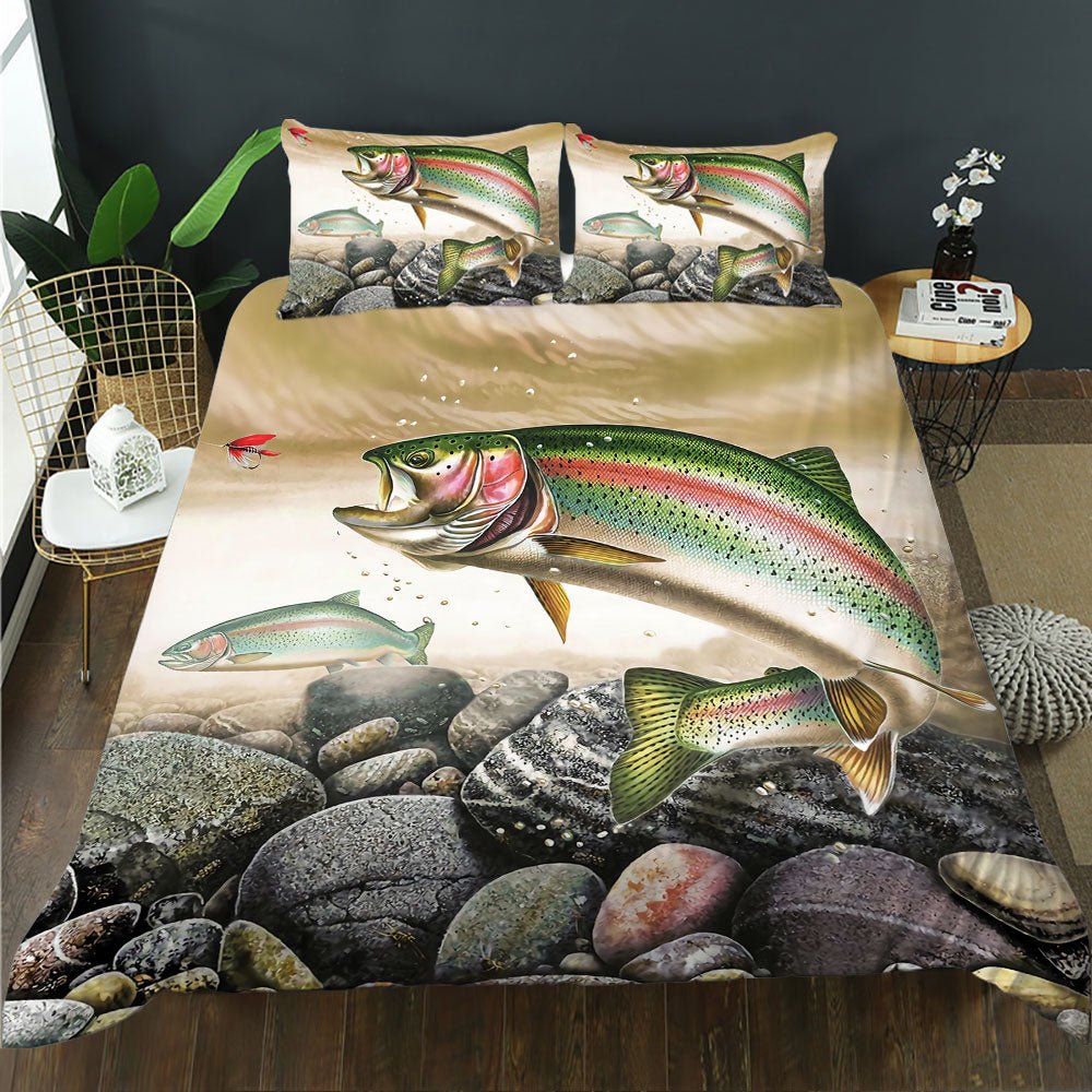 Rainbow Trout River Quilt Cover Set - Doonara