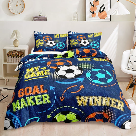 Soccer Winner Quilt Cover Set - Doonara