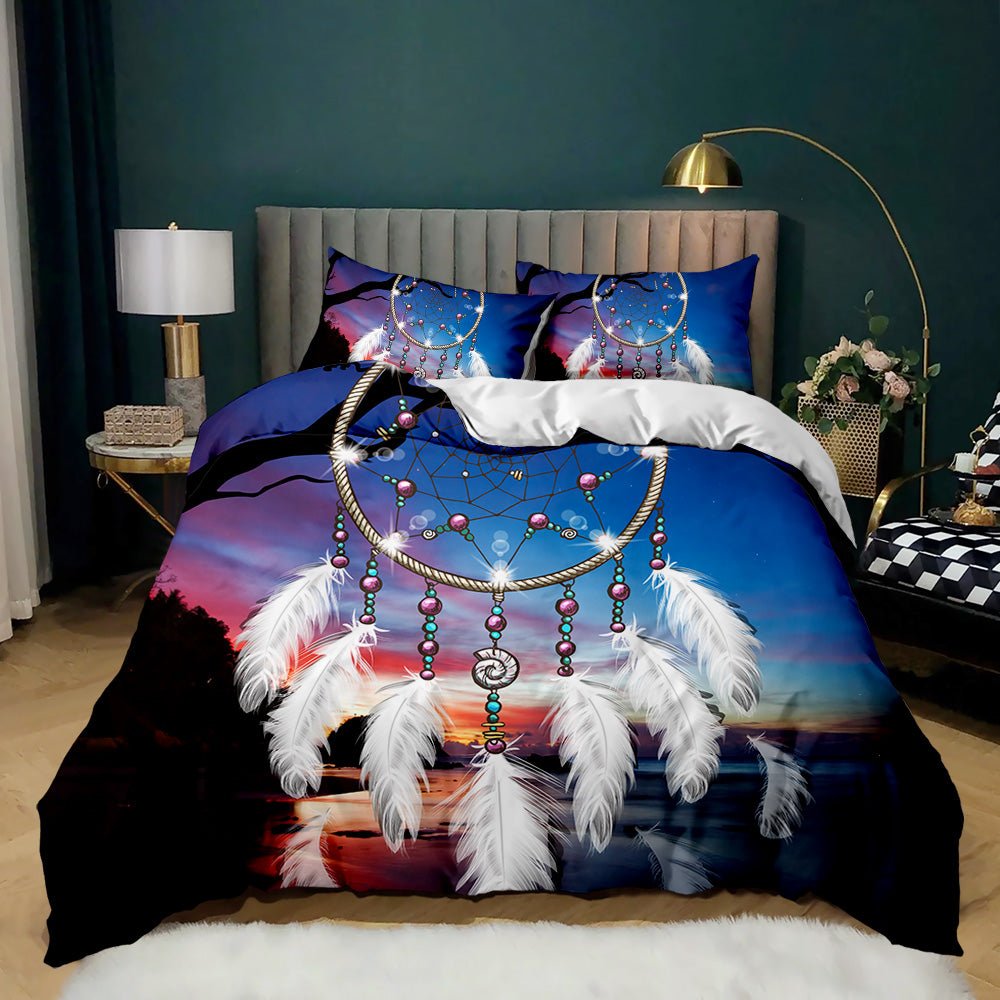 Sunset Coastal Dreamcatcher Quilt Cover Set - Doonara