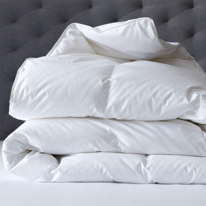 White 400GSM natural bamboo all season quilt in Double size