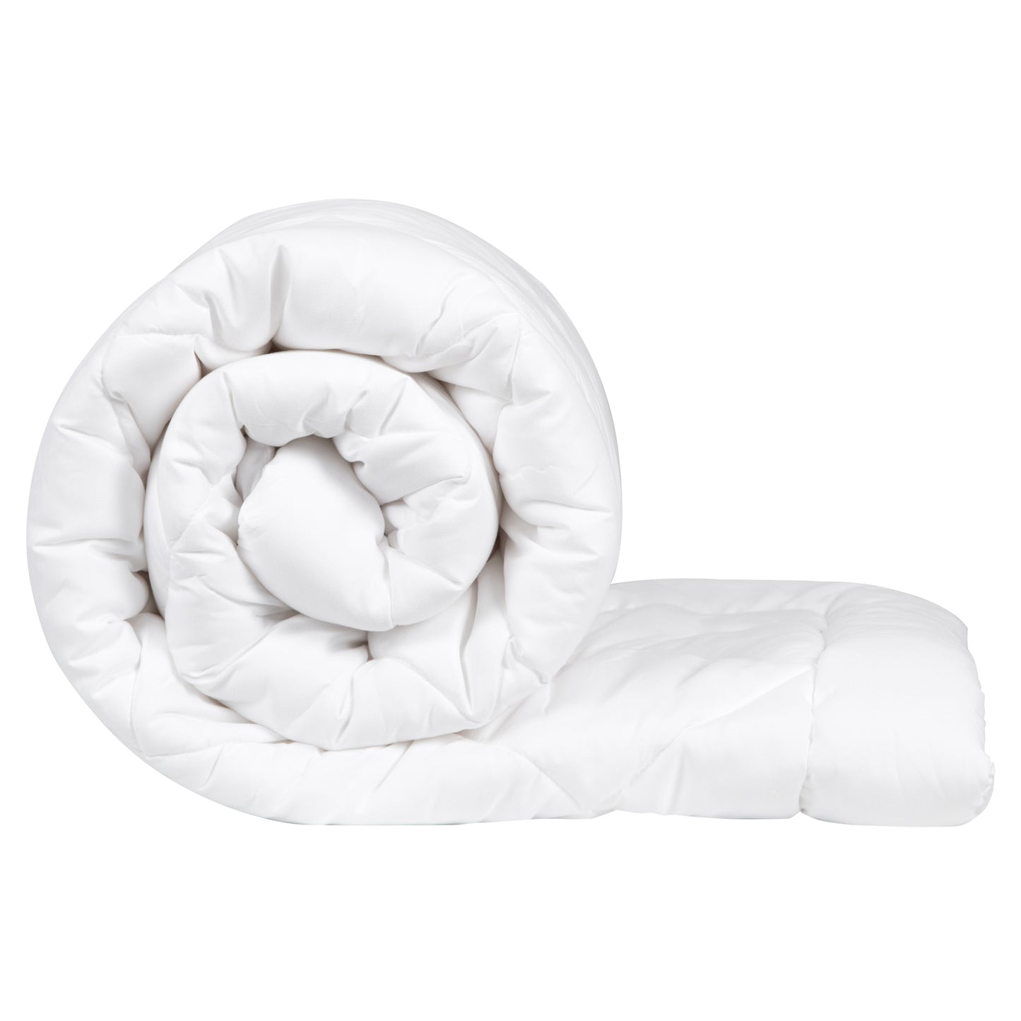 White microfibre bamboo blend all season quilt in Queen size