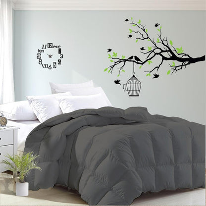 grey 200GSM bamboo blend summer quilt in Queen size