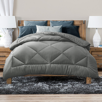 grey 400GSM bamboo blend King Single quilt
