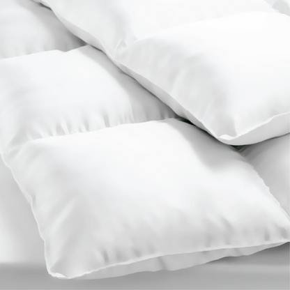 White 400GSM microfibre all season quilt in King size